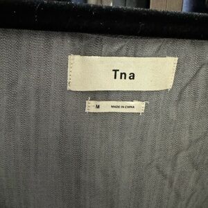 TNA ARITZIA grey light weight denim jumpsuit